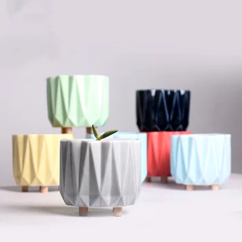 Kişiselleştirilmiş Seramik Saksı Ofis Hidroponik 0 rigami Şişe Çok Et Bakır Sikke Çim Basit Saksı Çok renkli