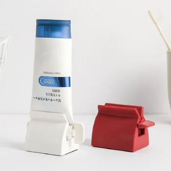 Çok fonksiyonlu Dağıtıcı Yüz Temizleyici Banyo Aksesuarları Diş Macunu Cihazı Sıkacağı Klip Manuel Tembel Tüp Sıkacağı