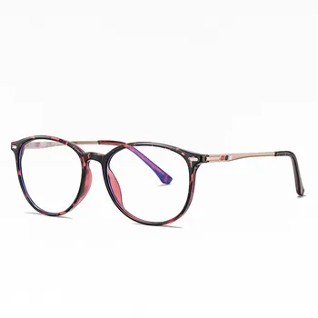 OEYEYEO Anti Mavi Okuma Gözlükleri erkek TR90 Süper Sert Çerçeve Gözlük kadın Moda Metal Bacak Gözlük Çerçevesi