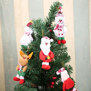 4 ADET Yeni Noel Süslemeleri Kolye Noel Baba Süsler Noel Ağacı Kolye Noel Ağacı Süsler