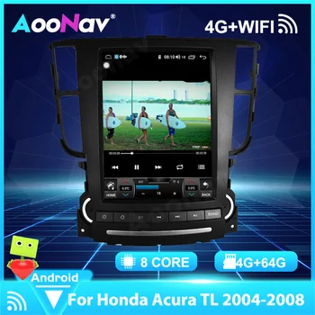 2 Din Android 10.0 Araba Multimedya GPS Navigasyon Honda Acura TL 2004-2008 İçin Ses 4G WİFİ Kablosuz Carplay Stereo Ekran