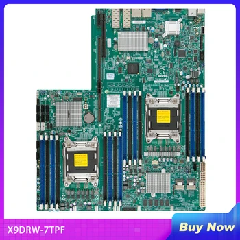 X9DRW-7TPF İçin Supermicro sunucu ana kartı Xeon İşlemci E5-2600 V1 V2 Aile 16x DIMM SATA3 SAS2 LGA2011 DDR3