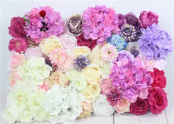SPR Ücretsiz Shipping-10pcs / lot Yapay düğün gül çiçek duvar arka plan düzenleme en iyi düğün dekorasyon hiç