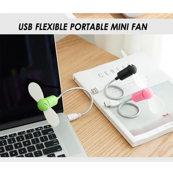 Taşınabilir Mini USB Fan gadgets Esnek Serin laptop İçin Dizüstü Masaüstü PC Bilgisayar PC Dizüstü