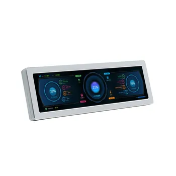 Waveshare 8.8 inç IPS Ekran Yan LCD bilgisayar Monitörü Ahududu Pi için 4/ 3 Jetson Nano 480×1920 HiFi Hoparlör ile Dokunmatik