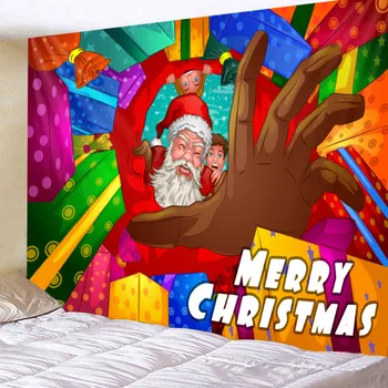 Noel Merry Christmas 2020 Goblen Oturma Odası Yatak Odası Baskı Duvar asılı duvar Sanatı piknik örtüsü Çok Baskı