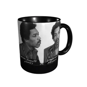 Promosyon Jimi Ve Hendrix Mugshot Kupalar Yenilik Bardak Kupalar Baskı Mizah Grafik R215 kahve fincanları