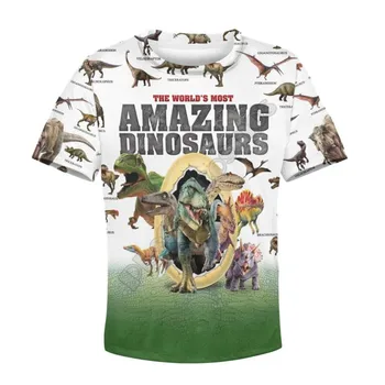 Aşk Dinozor t Shirt 3d Tüm Overy baskılı Hoodies t shirt fermuar Kazak Çocuk Takım Elbise Hayvan Kazak Eşofman