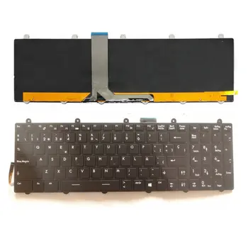 Latin İspanyolca Laptop Klavye, MSI CR70 CR61 CR60, CX61 CX70, GE70 GE60, GT60 GT70, GX60 GX70, 7 Renk Arkadan Aydınlatmalı