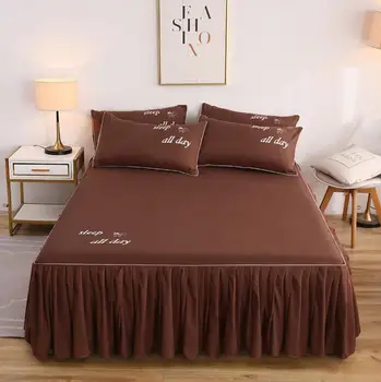 Marka Yatak Moda Ev Yatak Etek Çoklu Boyut Yatak Örtüsü Yatak yatak çarşafı Sağlık (Yastık Kılıfı Dahil Değildir) f0070
