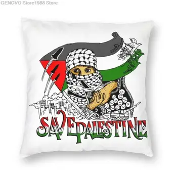 Sparen Palästina Kissen Abdeckung 40x40 Home Dekorative Druck Palestinian Flagge Freiheit Werfen Kissen Fall für Wohnzimmer