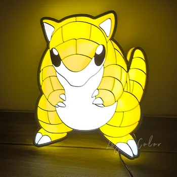Özel 3D Baskılı Anime Led Adı gece ışık kutusu Neon Lamba Hediye İş Japon oyun Odası dekor ışık kutusu Led Gece Oyun Hediyeler