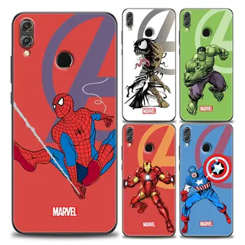 Marvel Avengers Groot Örümcek Adam telefon kılıfı İçin Onur X8 60 8X 9X 50 30i 21i 20 9A Oyun Nova 8i 9 SE Y60 Magic4 Pro Lite Kapak