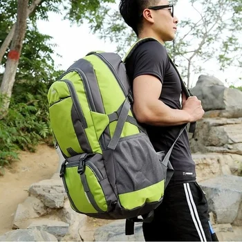 Kaliteli Naylon Su Geçirmez seyahat sırt çantaları Tırmanma Seyahat Çantaları Yürüyüş Sırt Çantası Açık Spor okul çantası Sırt Çantası Kadın Erkek E60