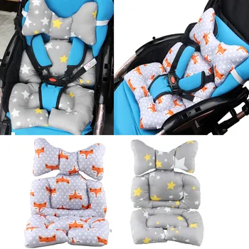 Pamuk Bebek Arabası Yastık çocuklar için araba koltuk pedi Mat Bebek Arabası Sepeti Kalınlaşmak Minder Yastık Arabası Aksesuarları