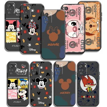 Disney Çift Mickey Telefon Kılıfları Xiaomi Redmi İçin Not 11T 11 Pro 4G 5G Redmi Not 11 4G 11 5G Funda arka kapak Coque