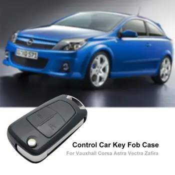 Araba uzaktan kumandalı anahtar fob dış kapak 2 Düğmeler Araba Anahtarı Aksesuarları Değiştirme Vauxhall Corsa Astra Vectra Zafira